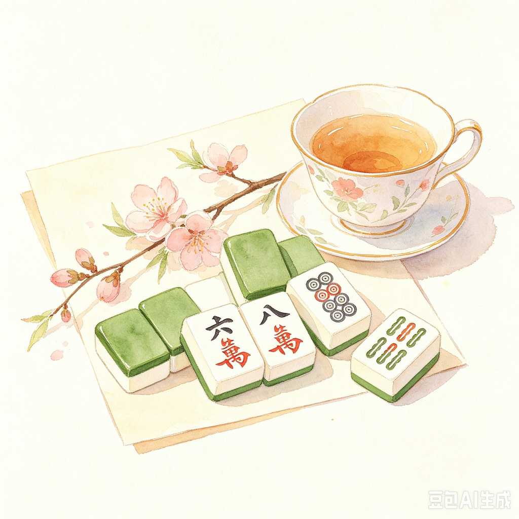 multi color mahjong set custom
