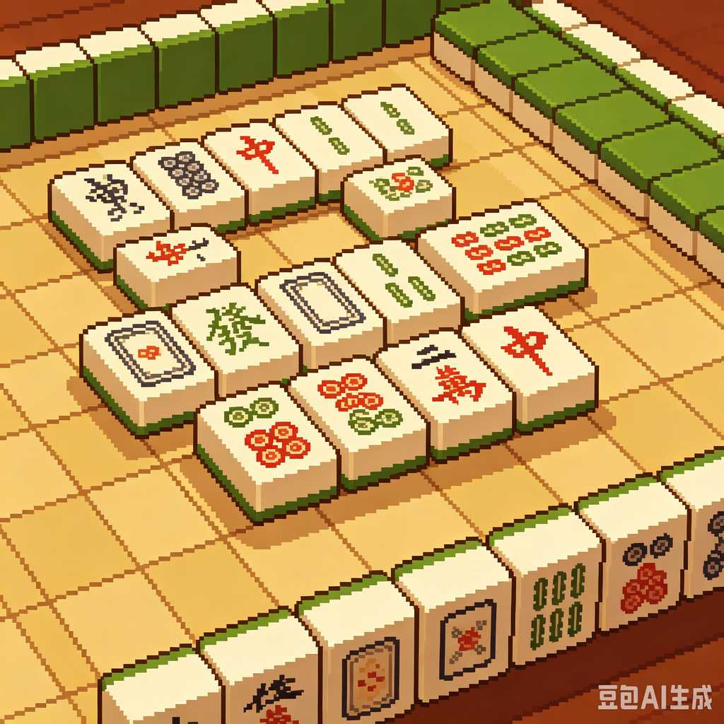 stable mahjong tiles stacking