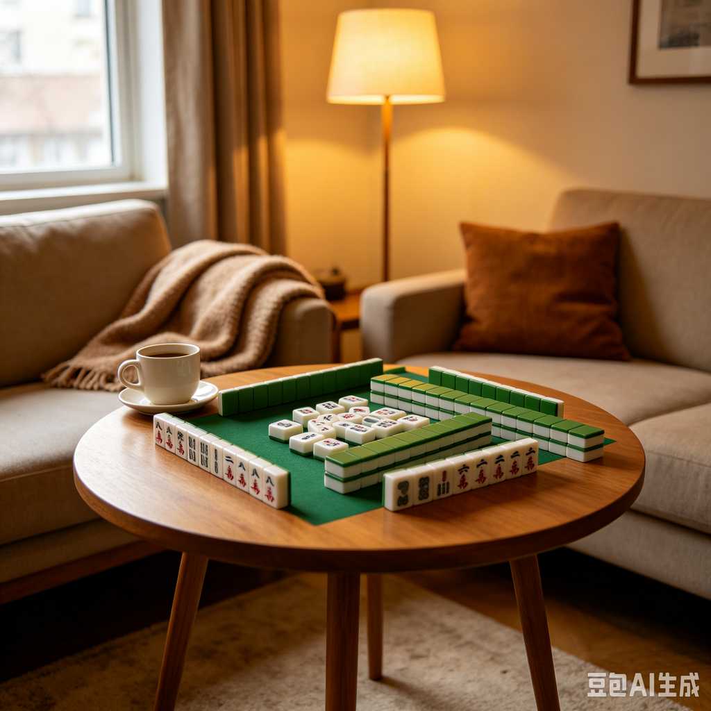hand painted mahjong tiles